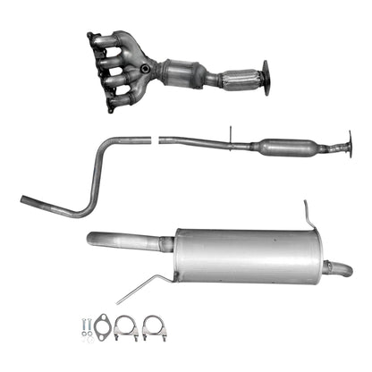 Ford Fiesta 1.6L (2011-2019) (Hatchback) Manifold Converter, Resonator and Muffler