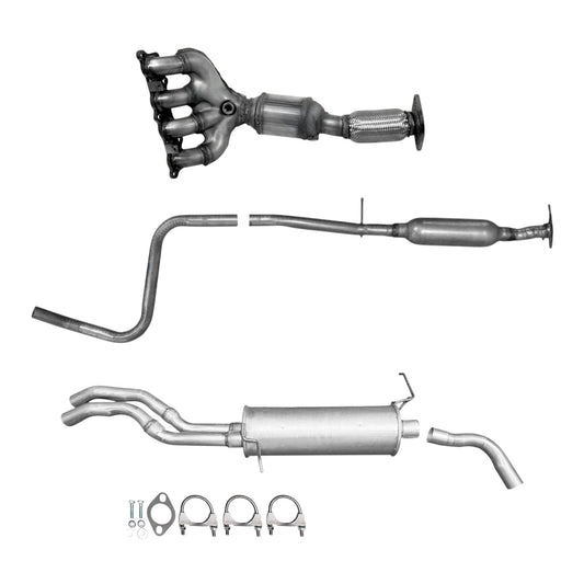 Ford Fiesta 1.6L (2011-2019) (Sedan) Manifold Converter, Resonator and Muffler