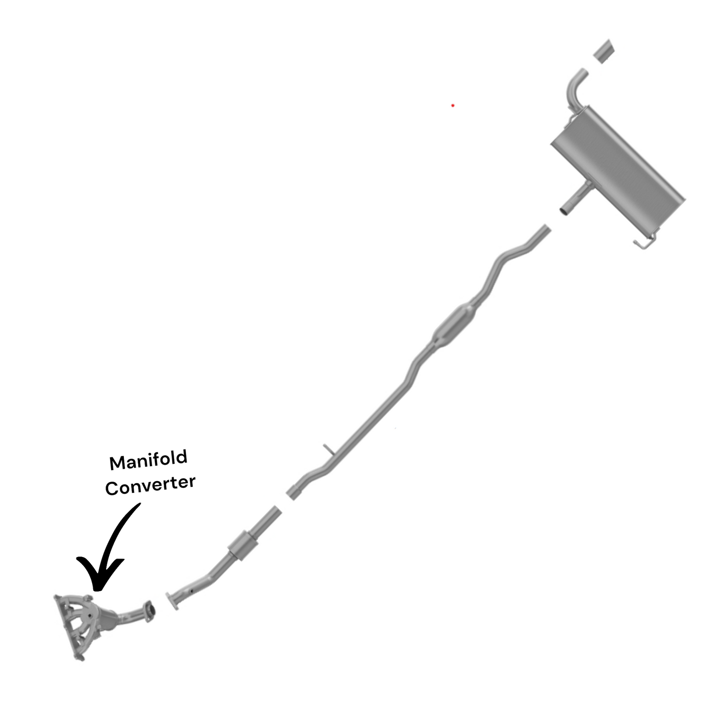 Jeep Compass 2.4L (2007-2016) (Non-Turbo) Manifold Converter