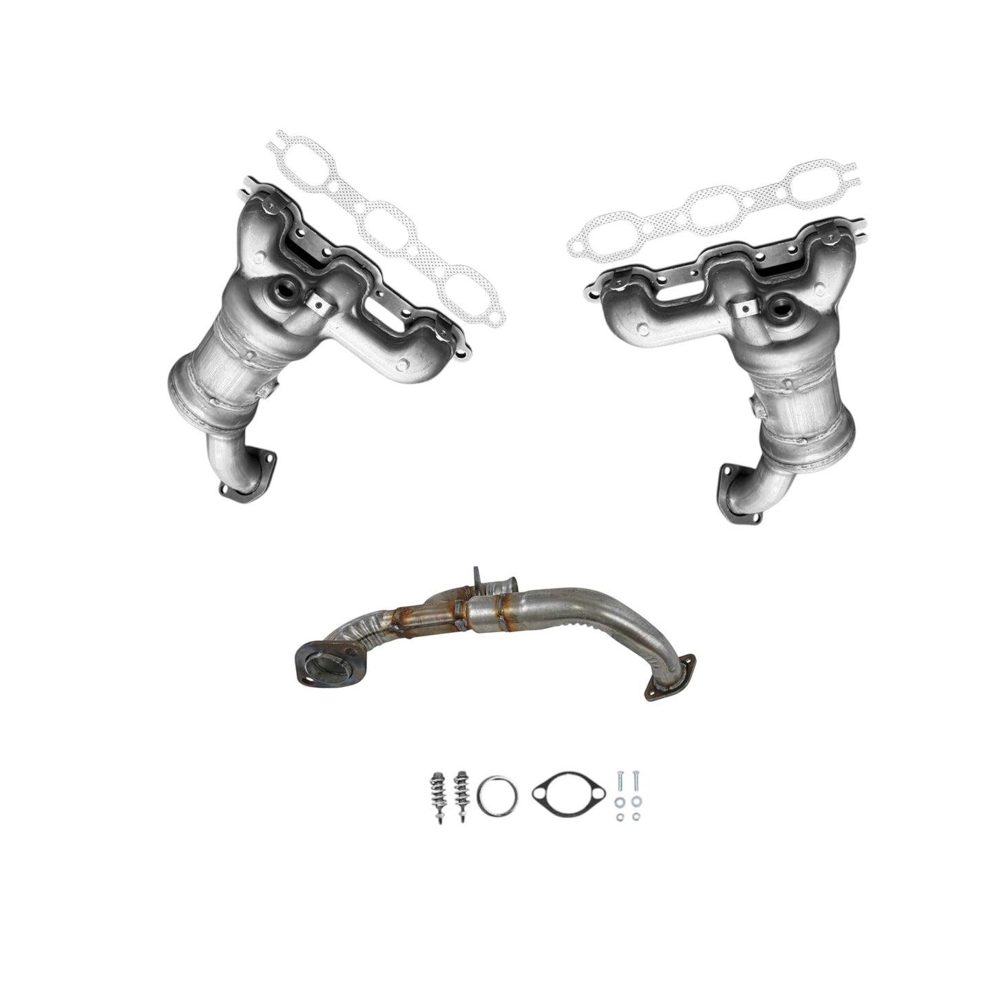 Convertisseur de collecteur arrière et tuyau en Y pour Chrysler Pacifica 4.0L (2007-2008).