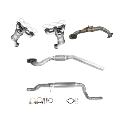 Dodge Journey 3.5L (2009-2010) (FWD) Manifold Converters, Y pipe, Flex Pipe and Resonator