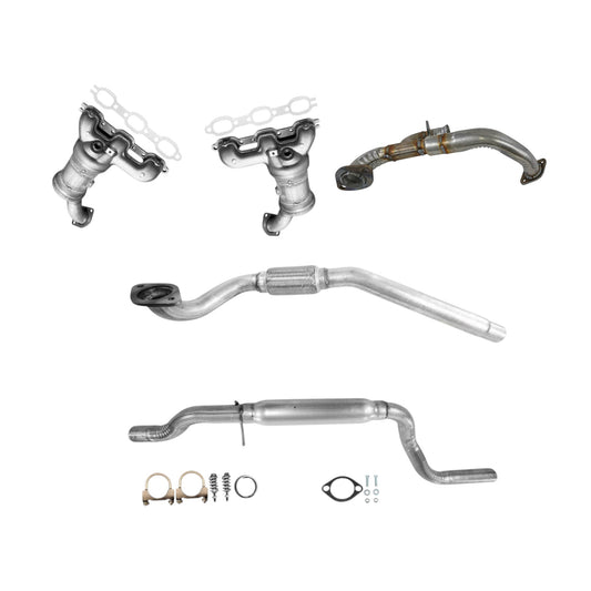 Dodge Journey 3.5L (2009-2010) (FWD) Manifold Converters, Y pipe, Flex Pipe and Resonator