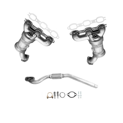 Convertisseur de collecteur arrière et tuyau flexible pour Chrysler Sebring 3.5L (2007-2010)