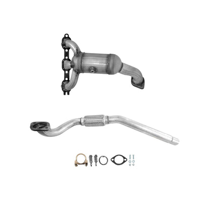 Convertisseur de collecteur arrière et tuyau flexible pour Chrysler Sebring 3.5L (2007-2010)
