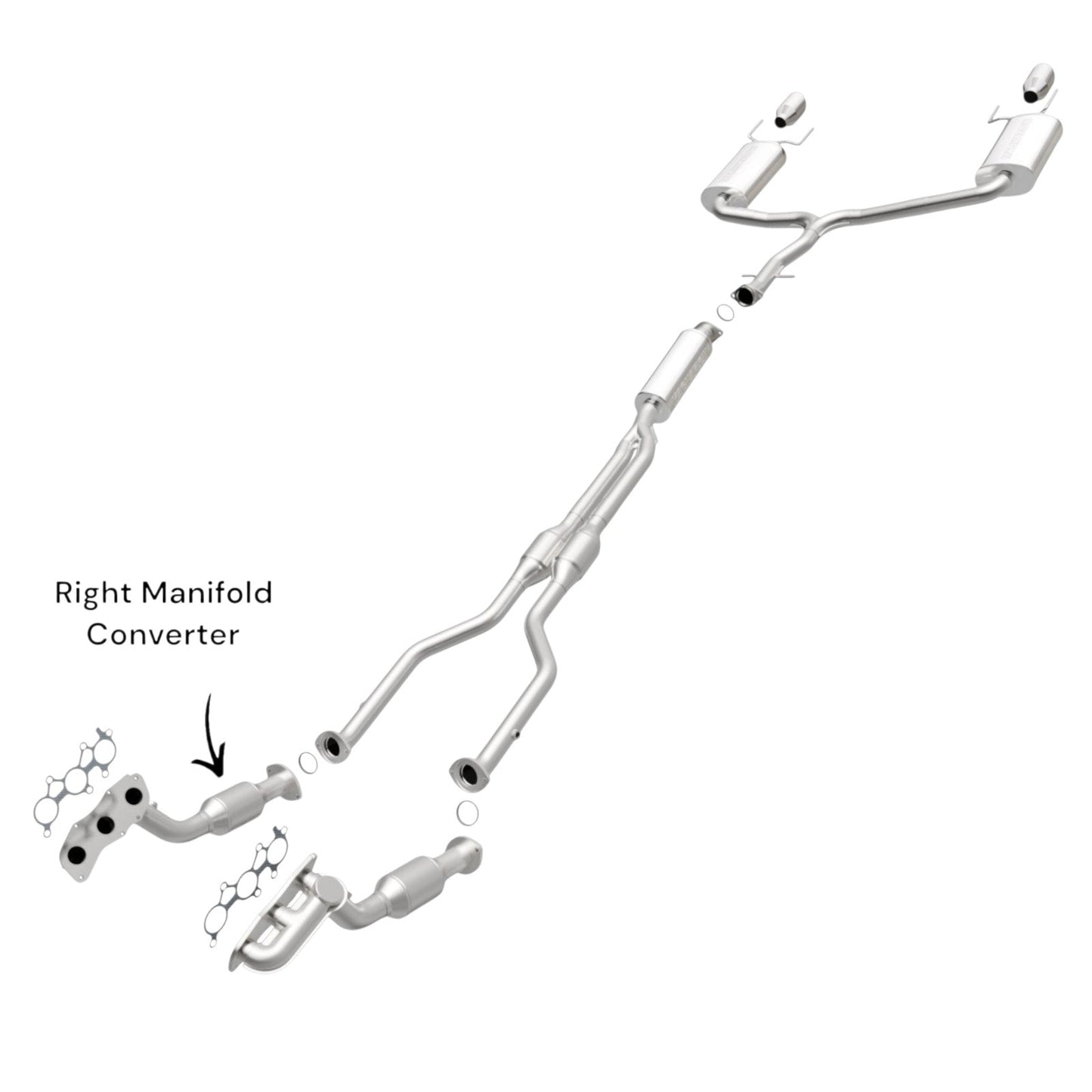 Lexus GS300 3.0L (2006) (AWD) Right Side Manifold Converter