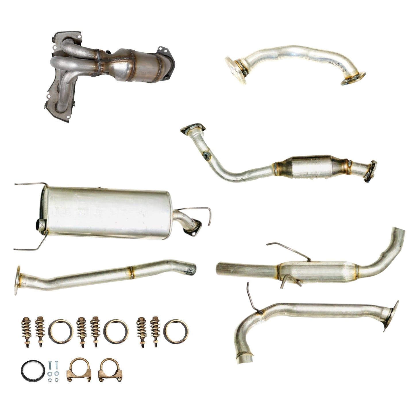 Toyota RAV4 2.5L (2013-2018) (Non-Hybrid) Manifold Converter, Pipe, Catalytic Converter, Muffler and Resonator