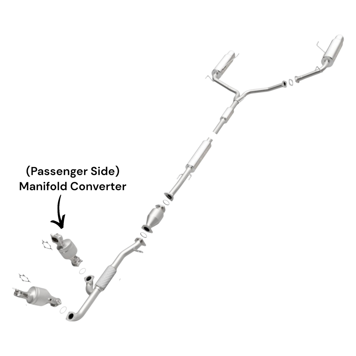 Acura TSX 3.5L (2010-2014) (Passenger Side) Manifold Converter