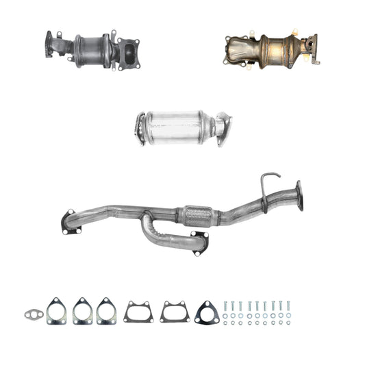 Honda Accord Crosstour 3.5L (2010-2011) (FWD) Manifold Converters, Y-Flex Pipe and Rear Catalytic Converter