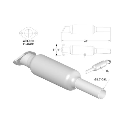 Hyundai Tucson 2.0L (2016-2018) FWD Catalytic Converter