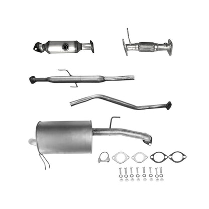 Tuyau flexible, convertisseur catalytique avec capteur O2, résonateur et silencieux pour Kia Forte 2.0L Hatchback 2011-2013