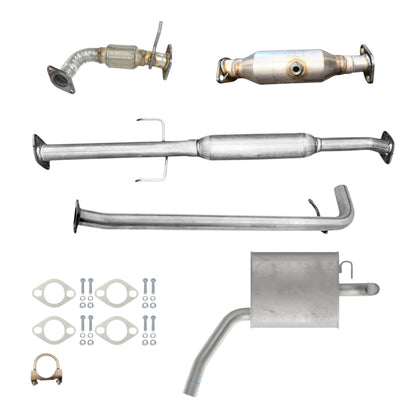 Hyundai Sonata 2.4L (2009-2010) (Except: SULEV) Flex Pipe, Catalytic Converter, Resonator, Pipe and Muffler