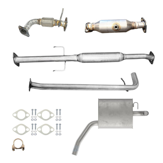 Hyundai Sonata 2.4L (2009-2010) (Except: SULEV) Flex Pipe, Catalytic Converter, Resonator, Pipe and Muffler