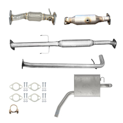 Hyundai Sonata 2.4L (2009-2010) (Only for SULEV) Flex Pipe, Catalytic Converter, Resonator, Pipe and Muffler