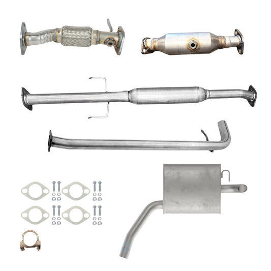 Hyundai Sonata 2.4L (2009-2010) (Only for SULEV) Flex Pipe, Catalytic Converter, Resonator, Pipe and Muffler