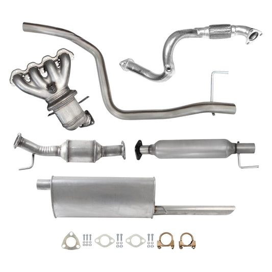 Chevrolet Sonic 1.8L (2012-2014) (Sedan) Manifold Converter, Flex Pipe, Catalytic Converter, Resonator, Rear Pipe and Muffler