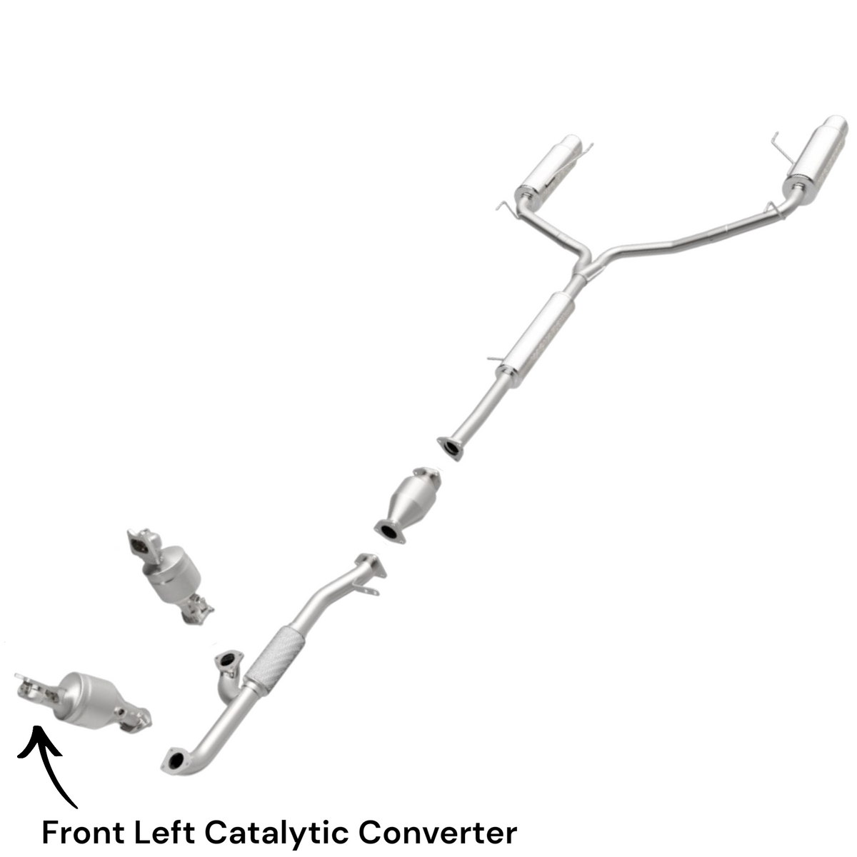 Honda Accord  3.5L (2008-2017) Front Left Catalytic Converter