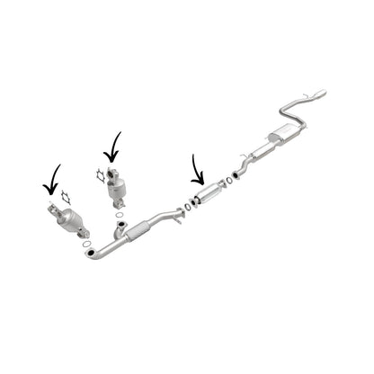 Convertisseur avant/central/arrière (ensemble de 3) pour Honda Odyssey 3.5L EX-L, Touring (2005-2010)
