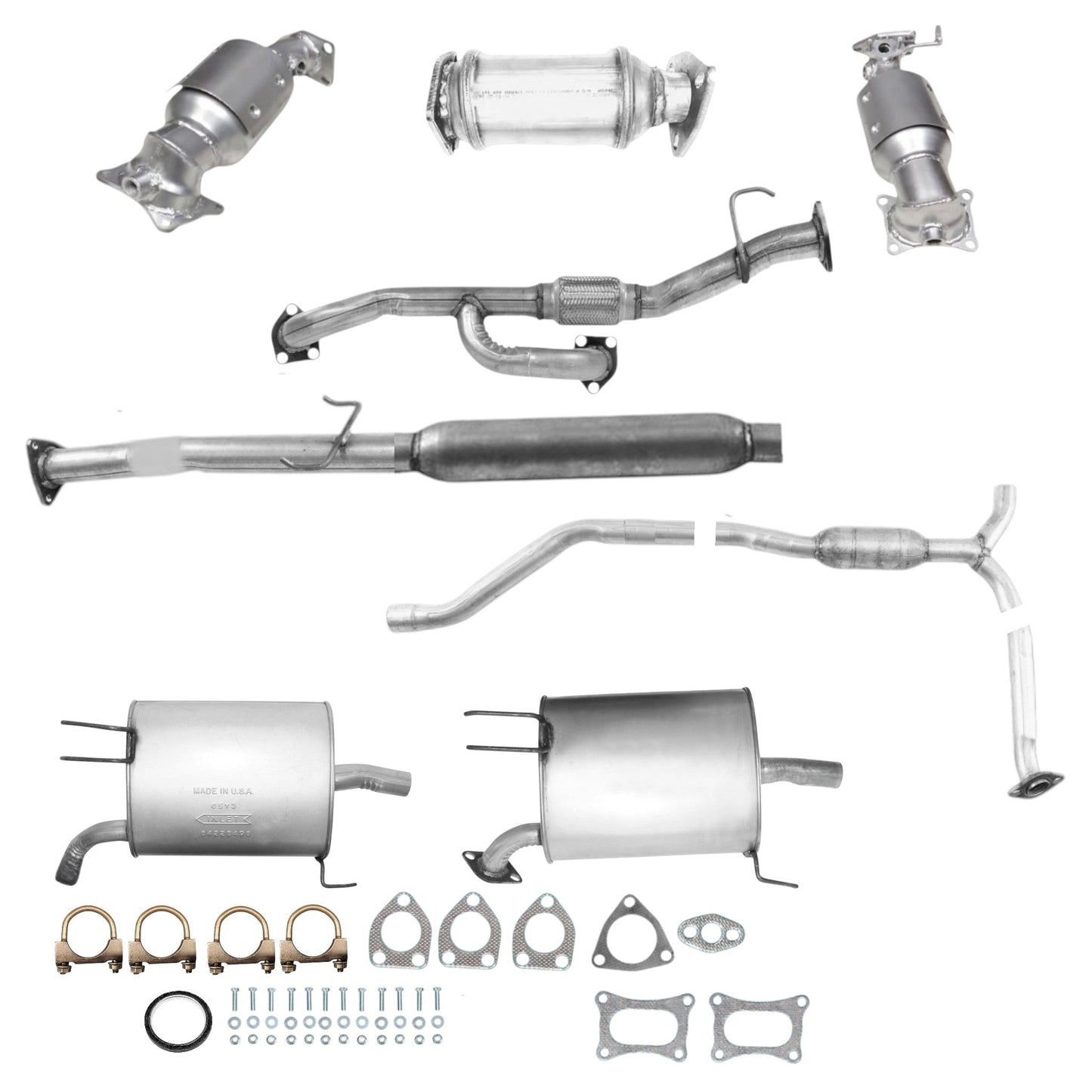 Honda Accord 3.5L (2008-2012) (Sedan) Complete Exhaust