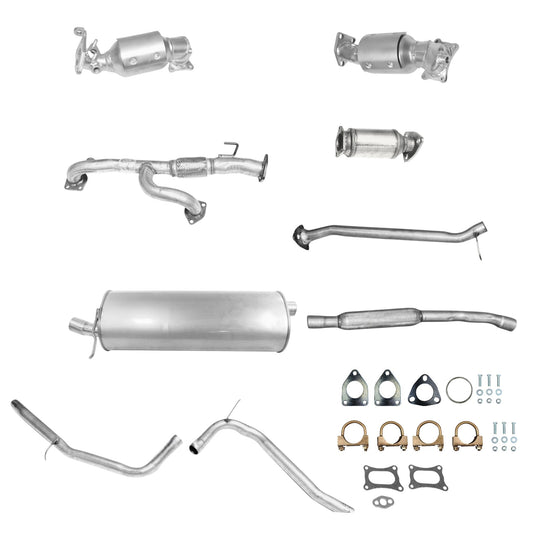 Honda Odyssey 3.5L (2014-2015) Manifold Converters, Flex Pipe, Catalytic Converter, Resonator, Muffler and Tail Pipe