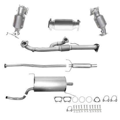 Honda Ridgeline 3.5L (2009-2014) Manifold Converters, Y-Flex Pipe, Rear Converter, Pipe, Resonator and Muffler