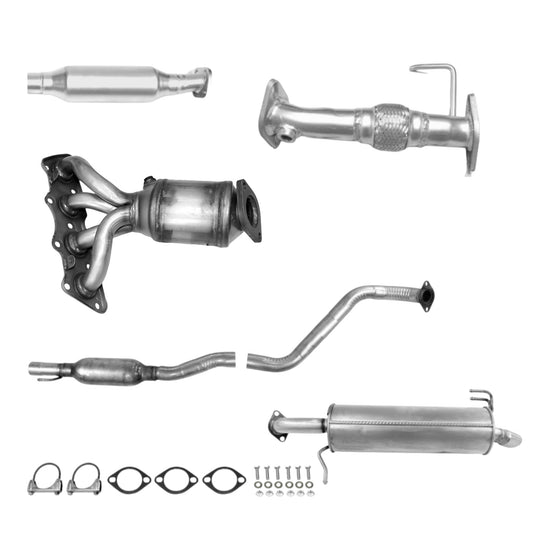 Hyundai Accent 1.6L (2012-2017) (Hatchback) Manifold Converter, Flex Pipe, Catalytic Converter, Resonator and Muffler
