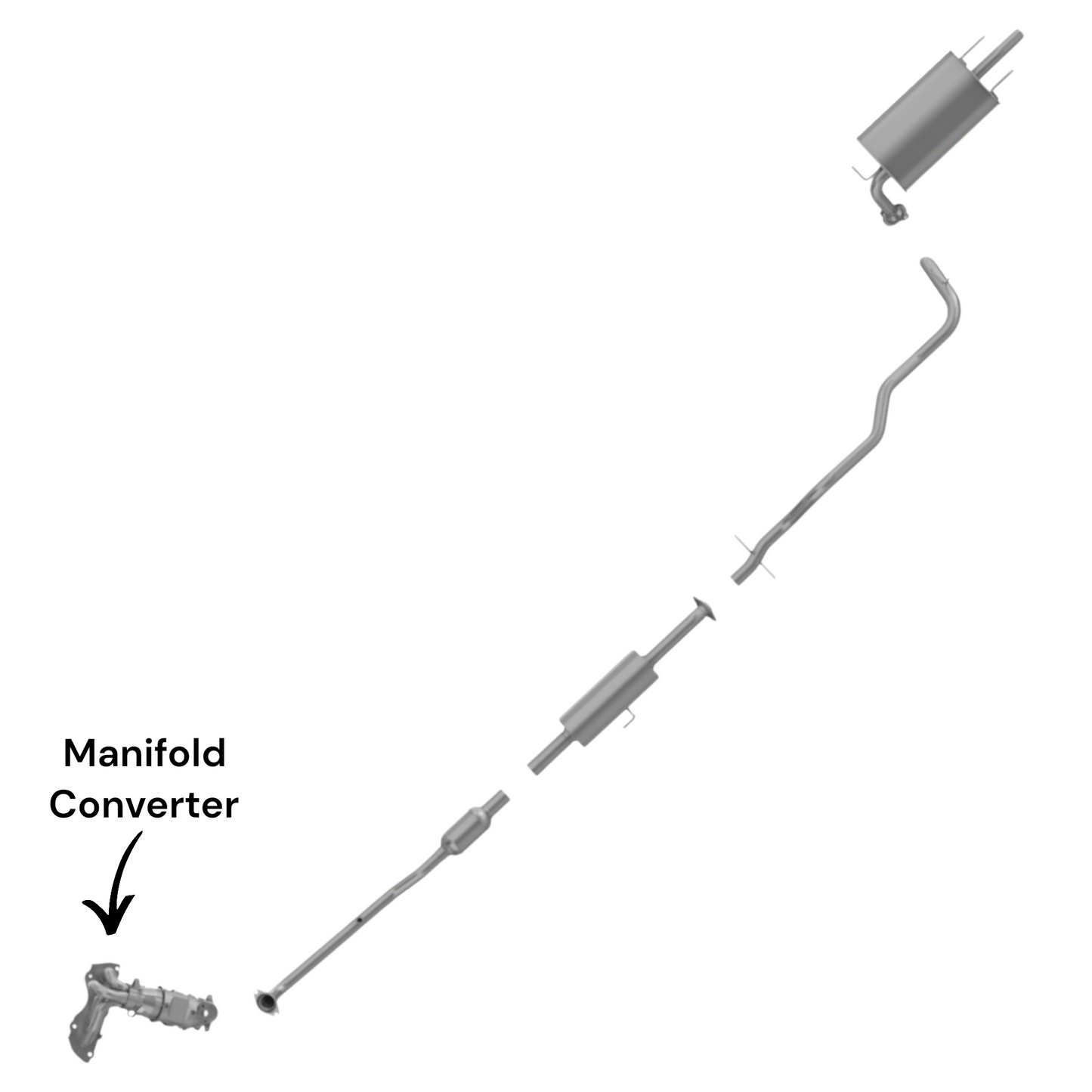 Toyota Camry 2.5L (2012-2017) Manifold Converter