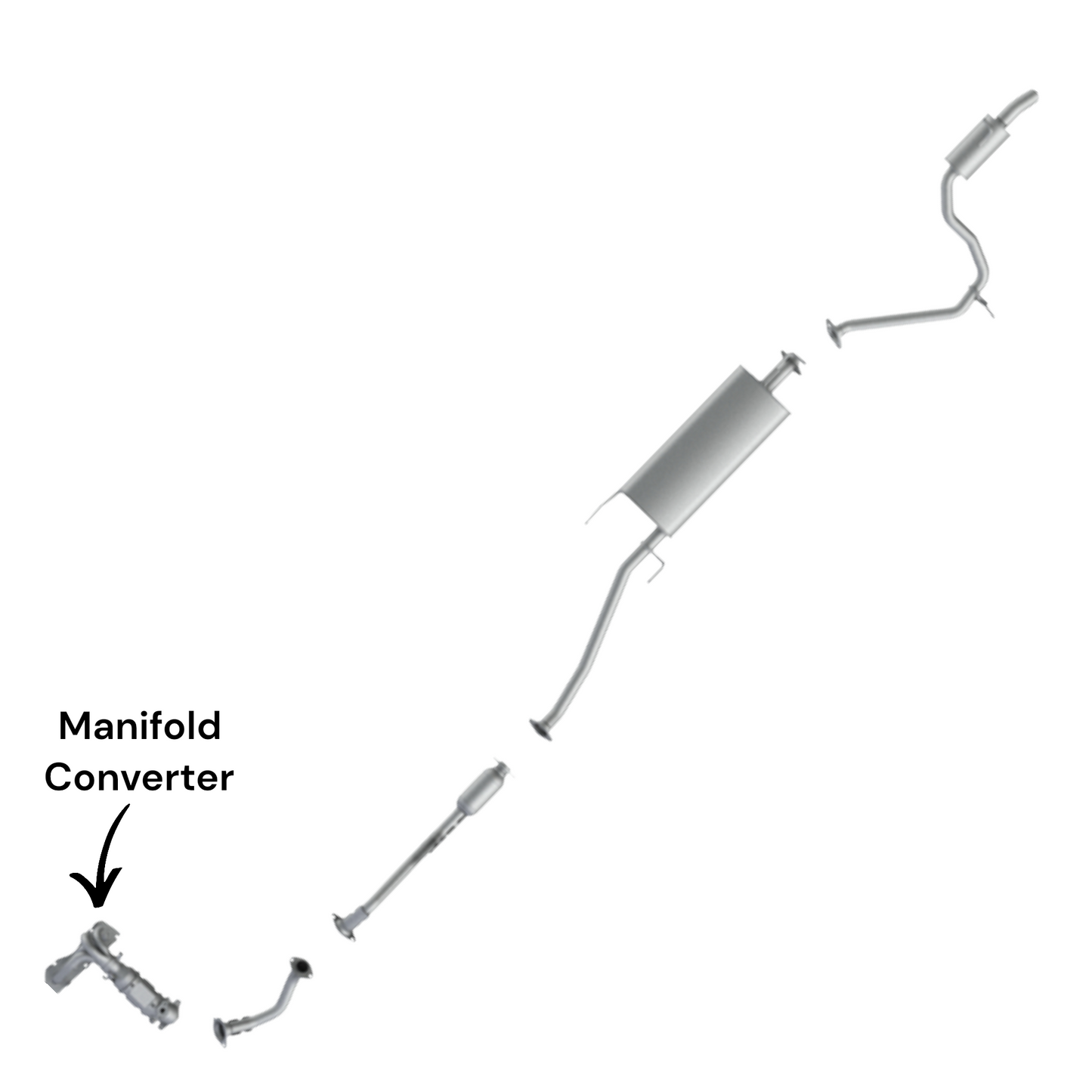 Toyota RAV4 2.5L (2016-2018) (FULL HYBRID) Manifold Converter