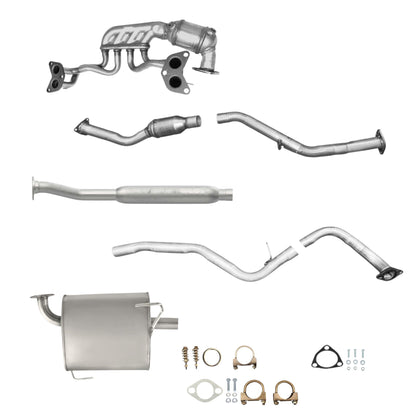 Subaru Legacy 2.5L (2013-2014) (Non-Turbo) Manifold Converter, Catalytic Converter, Resonator with Y-Pipe and Mufflers