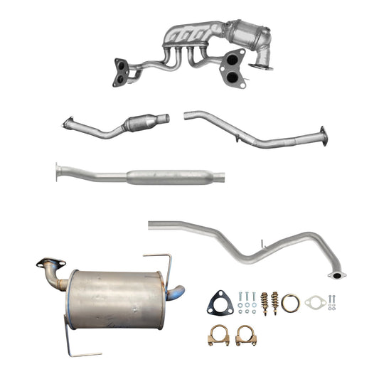Subaru Outback 2.5L (2013-2014) (Non-Turbo) Manifold Converter, Catalytic Converter, Resonator with Y-Pipe and Muffler