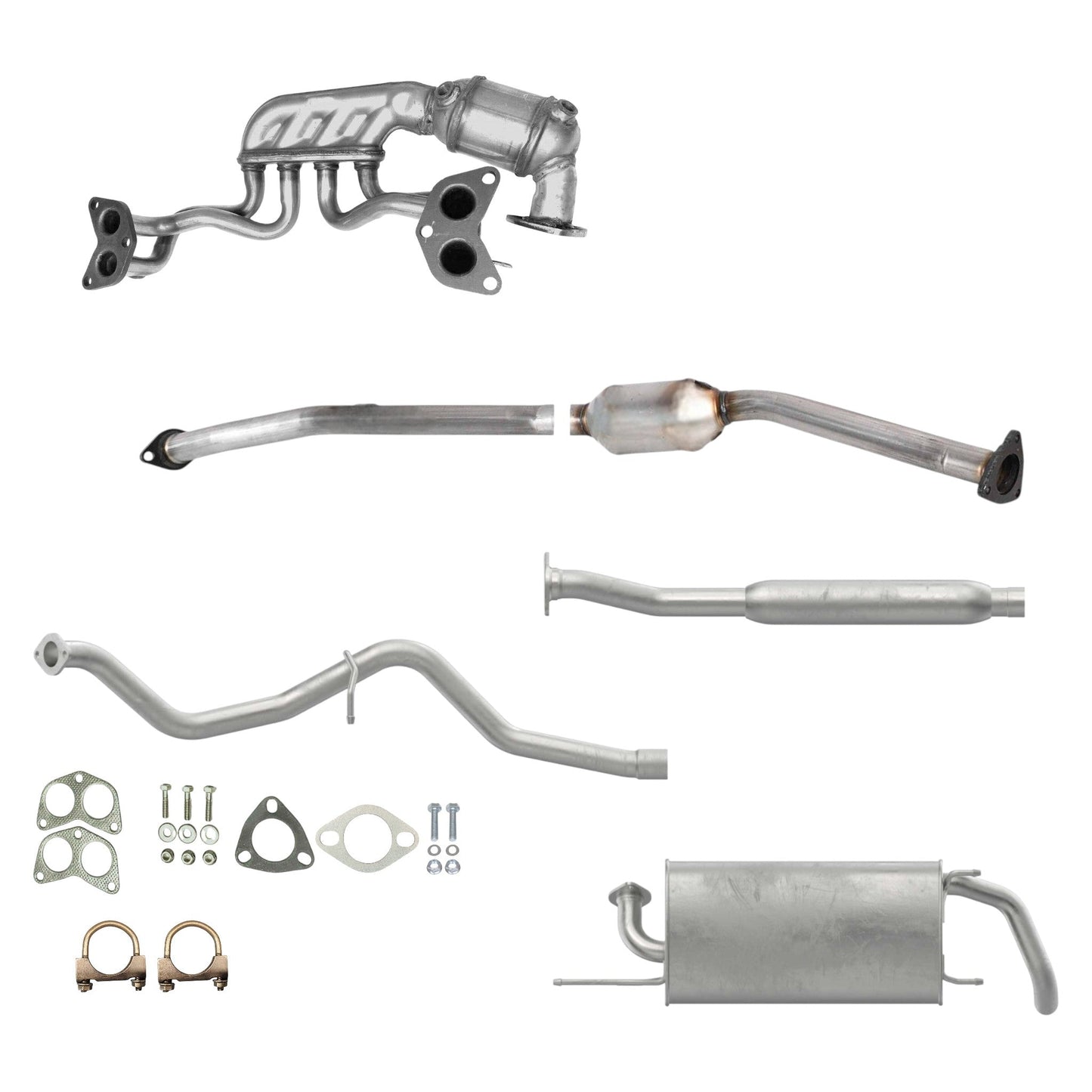 Subaru Impreza 2.0L (2012-2016) (Hatchback) Manifold Converter, Catalytic Converter, Pipe and Muffler