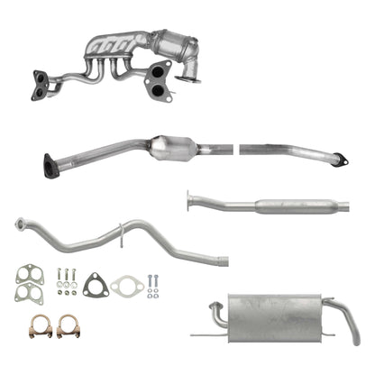 Subaru Crosstrek 2.0L (2016-2017) (Non-Hybrid) Manifold Converter, Catalytic Converter, Resonator, Pipe and Muffler