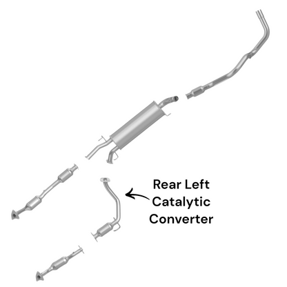 Toyota Tundra 5.7L (2010-2013) (Only for 126.8" Wheelbase) Rear Left Catalytic Converter