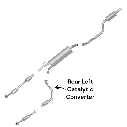 Toyota Sequoia 5.7L (2008-2016) Rear Left Catalytic Converter