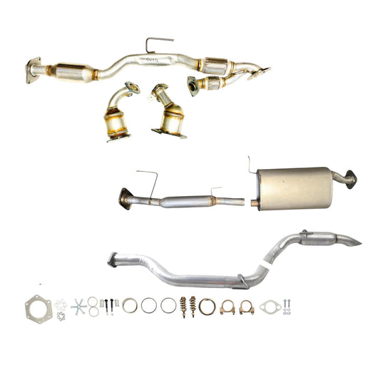 Infiniti QX60 3.5L (2014-2017) Left, Right Manifold Converter, Flex Y Pipe With Catalytic Converter, Resonator, Muffler And Rear Resonator.