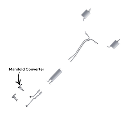 Lincoln MKS 3.7L (2013-2016) Rear Manifold Converter.