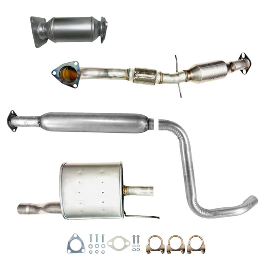 Buick Verano 2.4L (2012-2017) Front Catalytic Converter, Converter with Flex, Resonator and Rear Muffler