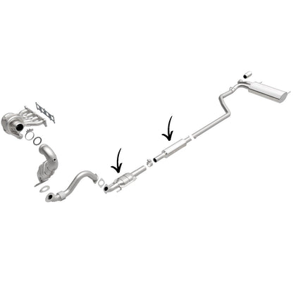 Chevrolet Trax 1.4L Turbocharged (2015-2019) Rear Catalytic Converter with Resonator