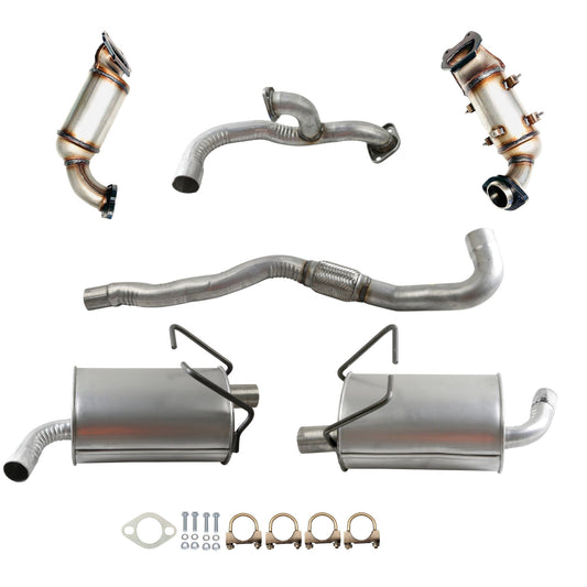 Dodge Journey 3.6L (2011-2019) (FWD) Manifold Converters, Y-Pipe, Flex Pipe and both side Muffler