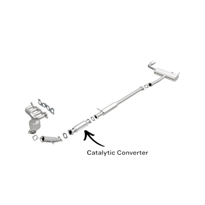 Hyundai Tucson 2.0L (2011-2013) V4 Rear Catalytic Converter