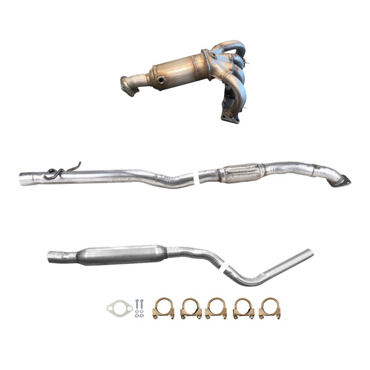 Jeep Cherokee 2.4L (2014-2018) (FWD Only) (Except: PZEV) Manifold Converter, Flex Pipe and Resonator