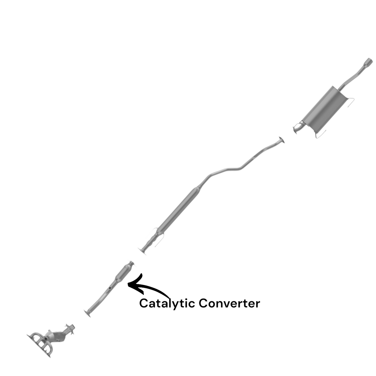Nissan Sentra 1.8L (2013-2019) (California Emission) Catalytic Converter