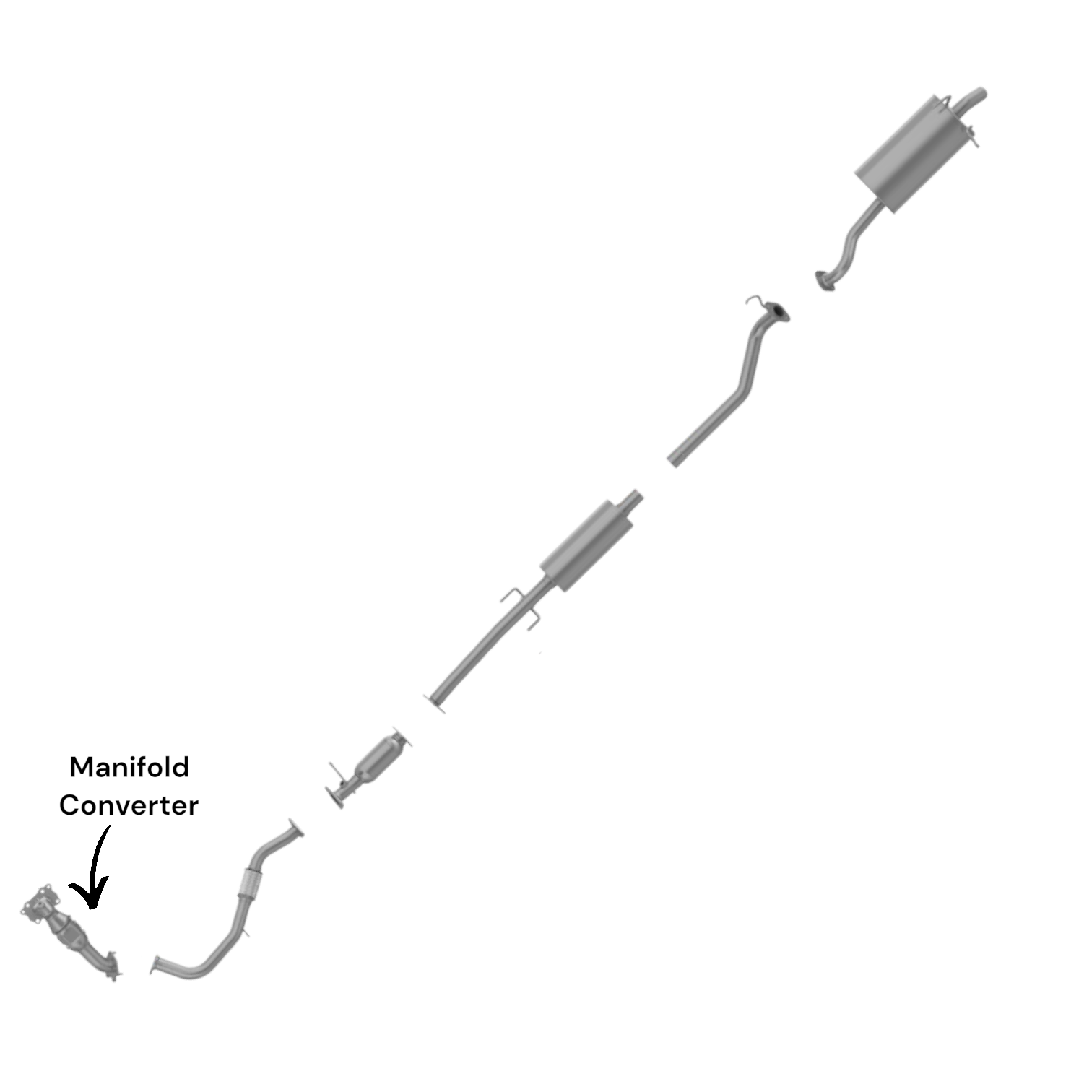 Acura TLX 2.4L (2018) Manifold Converter