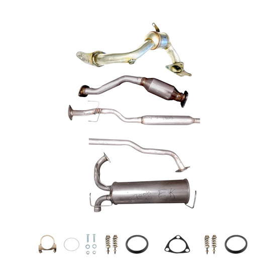 Nissan Juke 1.6L (2011-2017) (AWD) Front & Rear Converters, Resonator & Muffler