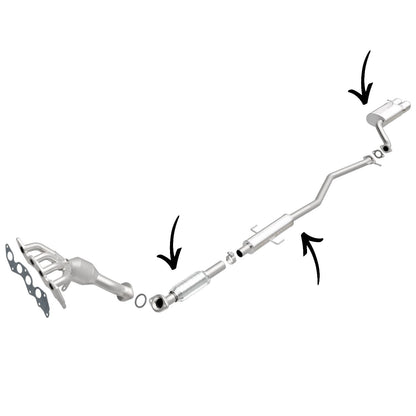 Convertisseur catalytique, résonateur et silencieux pour Mazda 6 2.5L 2009-2013