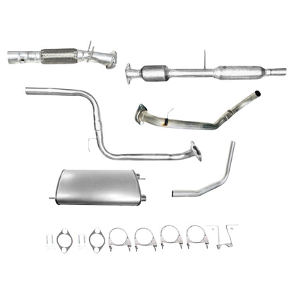 Mazda 3 2.0L (Sedan) (2010-2013) Front Flex Pipe, Catalytic Converter With Resonator, Mid Pipe, Axel Pipe, Muffler And Tail Pipe