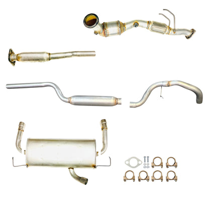 Ford Escape 2.0L (2014-2016) (Turbo) Catalytic Converter with Flex Pipe, Resonator, Rear Resonator and Muffler