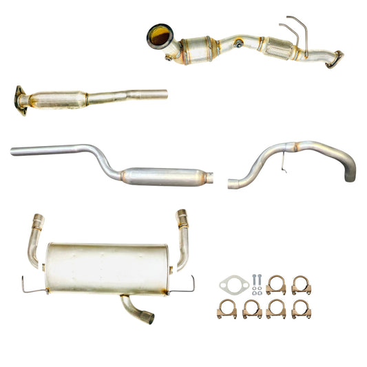 Ford Escape 2.0L (2014-2016) (Turbo) Catalytic Converter with Flex Pipe, Resonator, Rear Resonator and Muffler