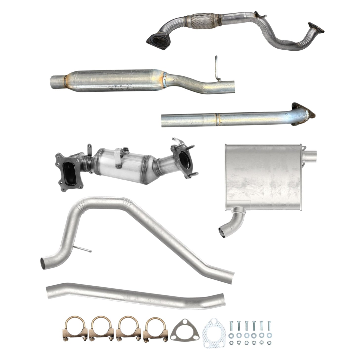 Honda Civic 2.0L (2016-2020) (Non-Turbo) (EK-Sub Model Only) (Sedan) Converter, Flex Pipe, Resonator, Pipe and Muffler