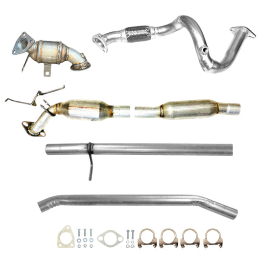 Buick Encore 1.4L (2013-2018) (VIN Code: B only) Front Catalytic Converter, Flex Pipe, Rear Catalytic Converter, Resonator and Pipe