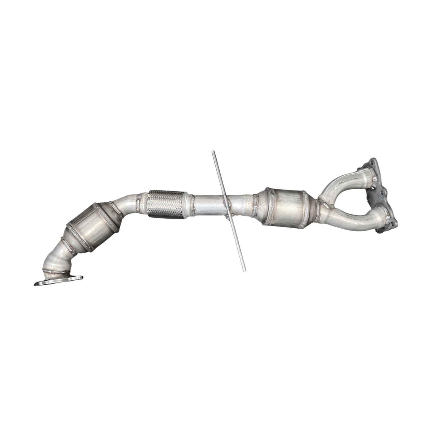 Volvo V60 3.0L Turbo (2015, 2016) Dual Catalytic Converter with Flex Pipe